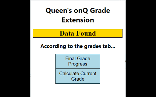 onQ Grade Extension screenshot 1
