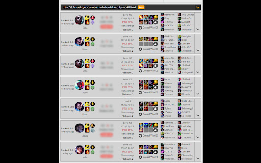 OP.GG W/L Hider screenshot 1