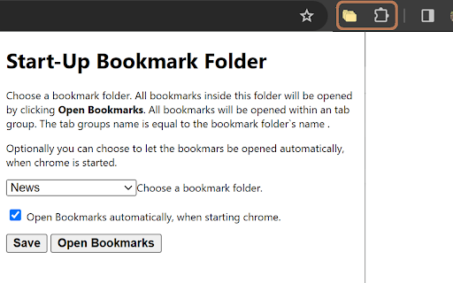 Open Bookmarks screenshot 1