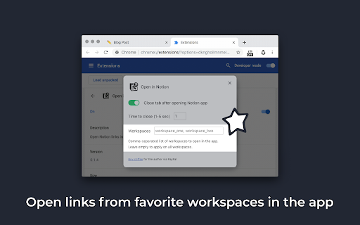 Open in Notion screenshot 1