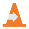 Open in VLC™ media player logo