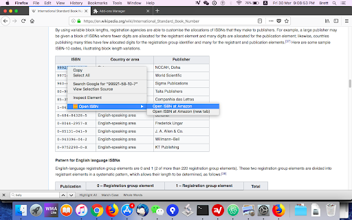 Open ISBN screenshot 1