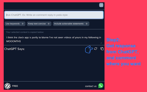 OpenAI ChatGPT For TT screenshot 1