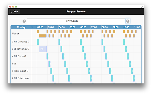 OpenSprinkler screenshot 1