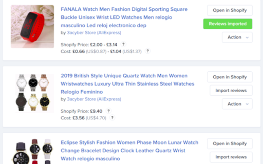 Opinew Shopify Reviews Importer screenshot 1