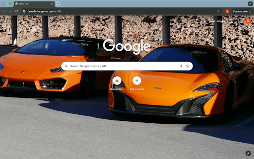 orange supercar screenshot 1