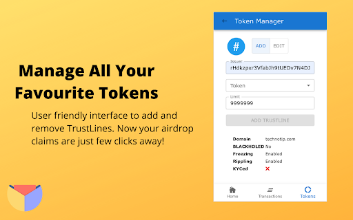 OsmWallet - Your XRP wallet. screenshot 1