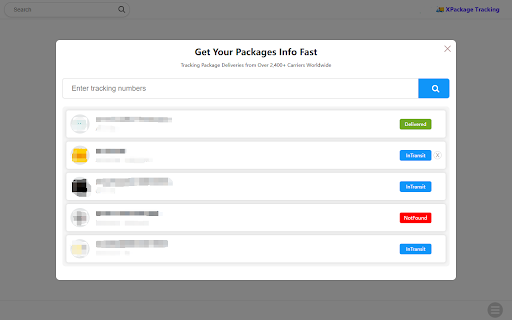 Package Tracking screenshot 1