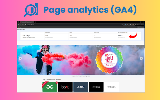 Page analytics (GA4) screenshot 1