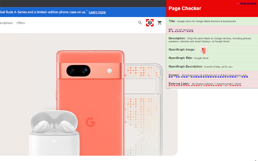 Page Checker screenshot 1