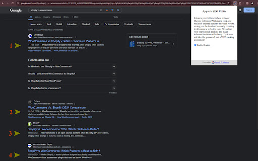 Page Rank Checker screenshot 1