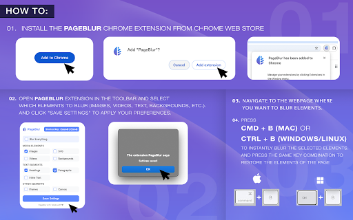 PageBlur - Blur Web Content Easily screenshot 1