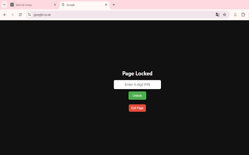 PageGuard screenshot 1
