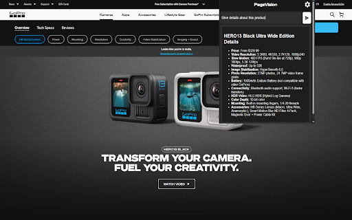 PageVision screenshot 1