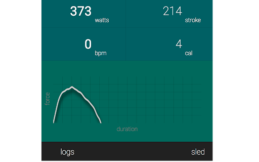 PainSled Indoor Rowing Dashboard screenshot 1