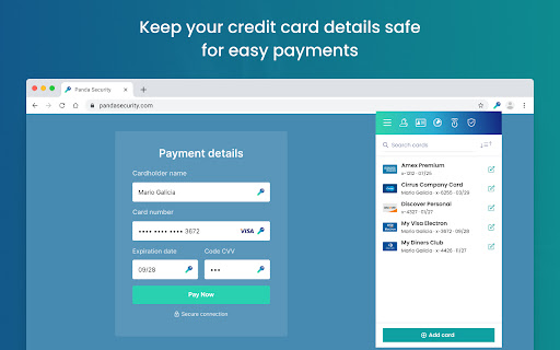 Panda Dome Passwords screenshot 1