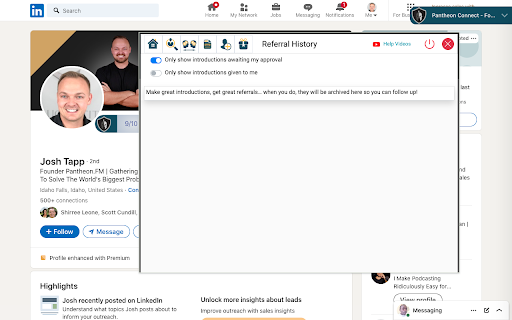 Pantheon Connect - Forward Momentum Together screenshot 1