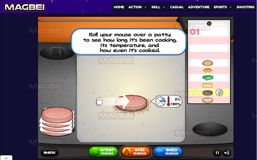 Papa's Burgeria Unblocked Game - Launcher screenshot 1