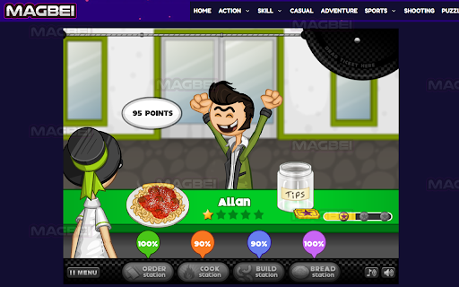 Papa's Pastaria Unblocked Game - Launcher screenshot 1