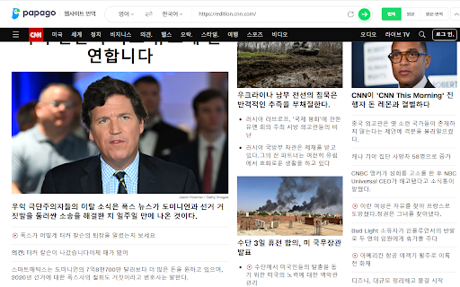 Papago Website Translate screenshot 1