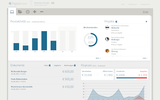 Papierkram - Buchhaltung neu gedacht! screenshot 1
