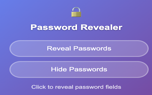 Password Field Revealer screenshot 1