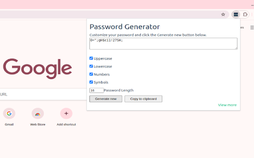 Password Generator screenshot 1