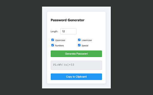 Password Generator screenshot 1