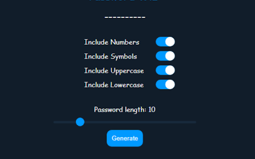 Password Generator screenshot 1