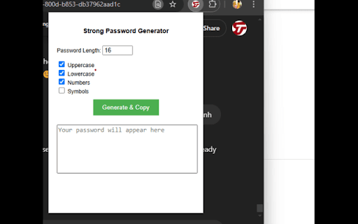 Password Generator screenshot 1