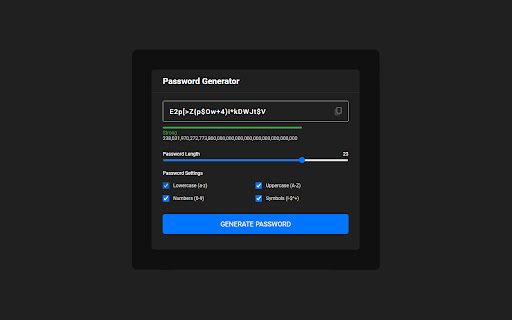 Password Generator screenshot 1