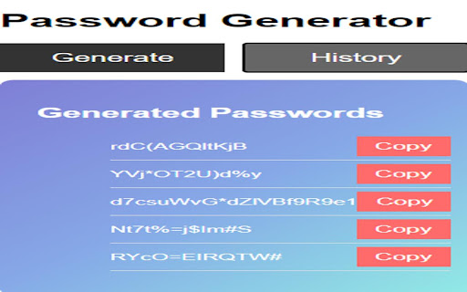 Password Generator screenshot 1