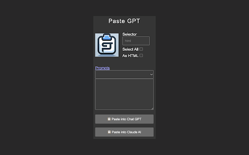 Paste GPT screenshot 1