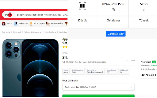 Pazaryeri Barkod Bulma - Barcode Finder screenshot 1
