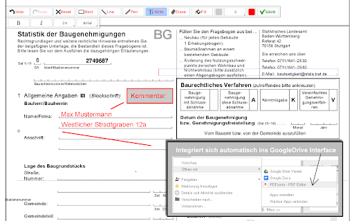 PDF Editor Extension - PDFzorro screenshot 1