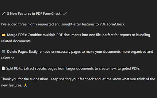 PDF FormCheck screenshot 1