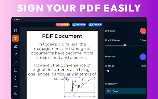 PDF Sign screenshot 1