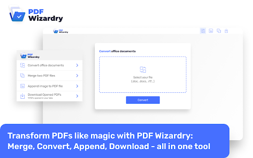 PDF Wizardry Toolkit screenshot 1