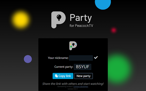 Peacock TV Party: watch together and chat screenshot 1