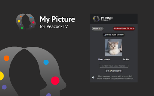 PeacockTV MyPicture: custom profile picture screenshot 1