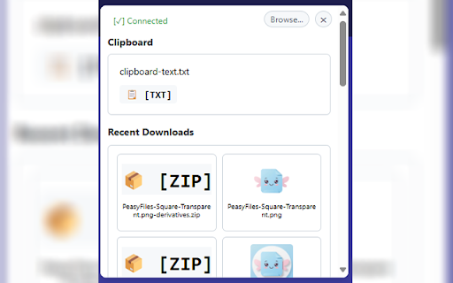 PeasyFiles screenshot 1