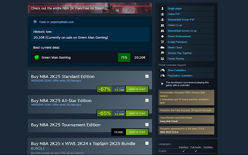 pepeizq's deals for Steam and GOG screenshot 1