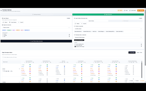 Permission Optimizer (Salesforce FLS) screenshot 1