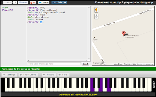 PianoChat screenshot 1