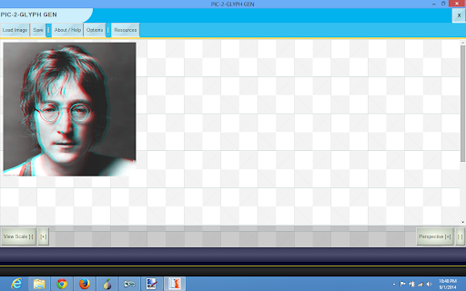 PIC2GLYPH 3D Photo Converter screenshot 1