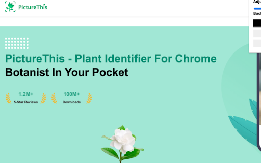 PictureThis - Plant Identifier for Chrome screenshot 1