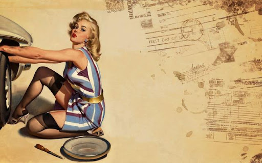 Pin-up girl Desktop Wallpaper Pin Up Girl #4 screenshot 1