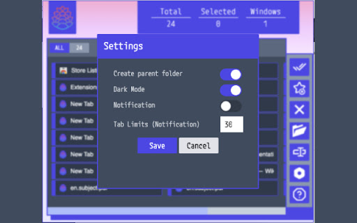 PineTab Tab Organizer screenshot 1