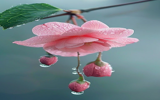 pink rose wallpaper screenshot 1