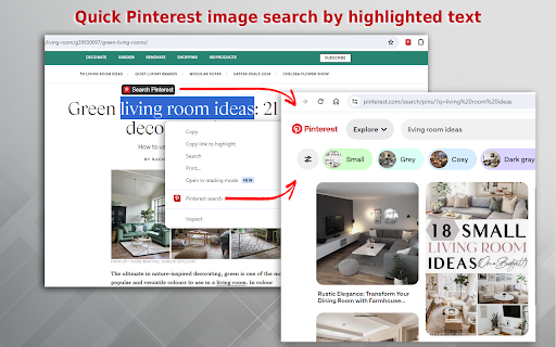 Pinterest Search screenshot 1